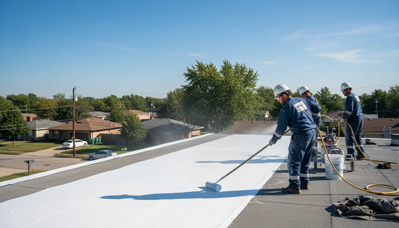 Commercial roof coating in Blandburg, PA near me